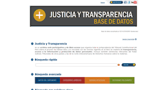 Desktop Screenshot of justiciaytransparencia.pe